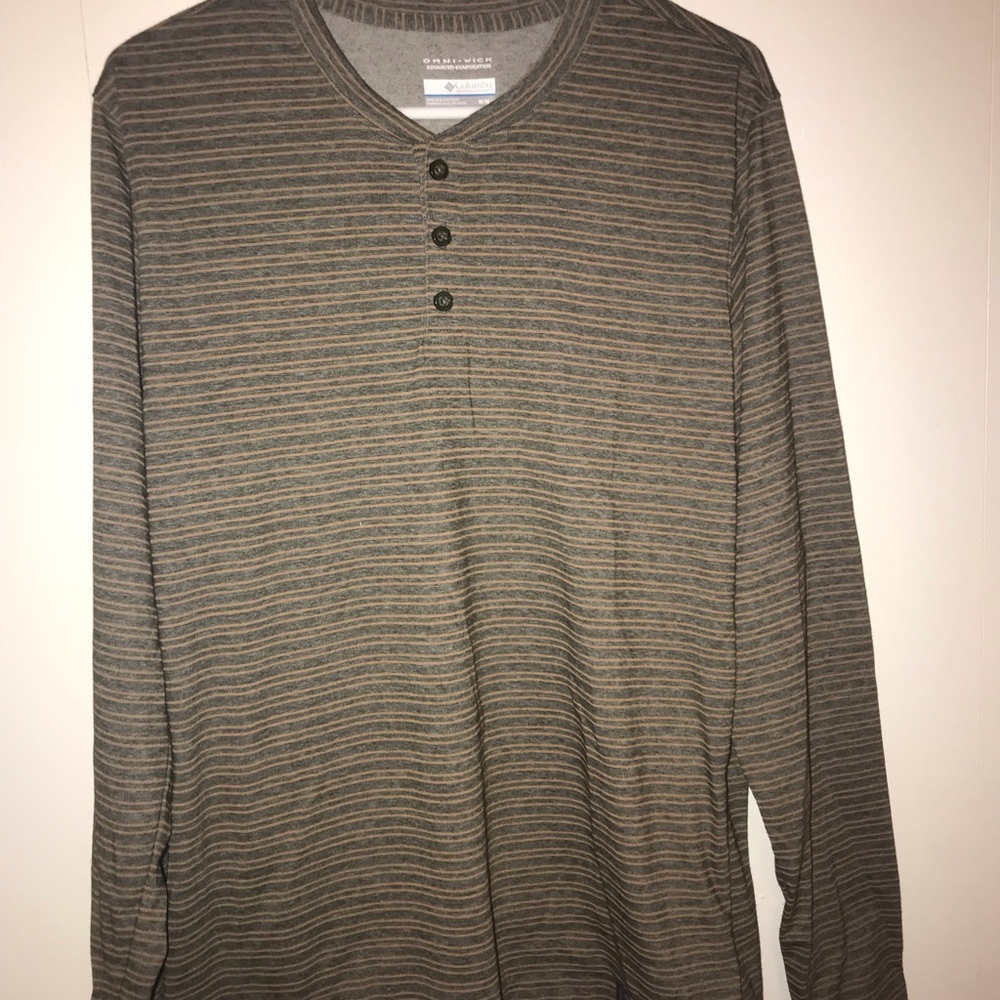 Mens Long sleeve Columbia shirt